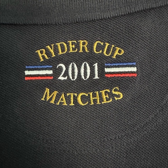 Vintage Slazenger Ryder Cup Collection Polo Shirt 2001 The Belfry Golf Size L - Picture 5 of 9